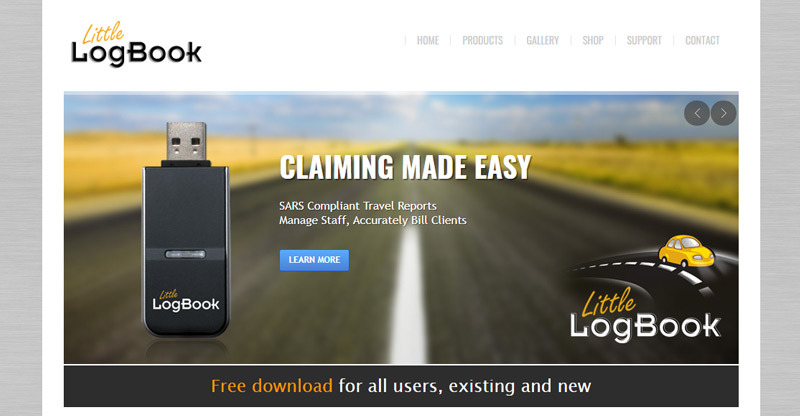 Little LogBook - website by TraciDesign