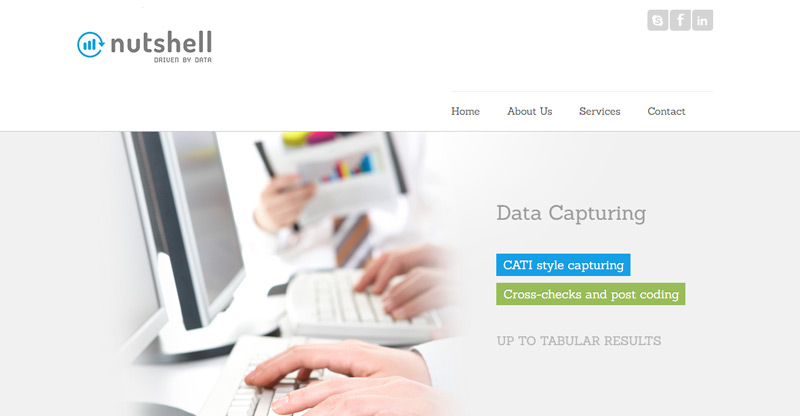 Nutshell Reality - website by TraciDesign